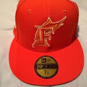 New Era Marlins Fitted Cap